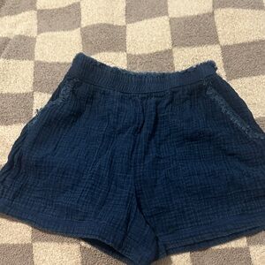 Aerie High Waist Navy Shorts